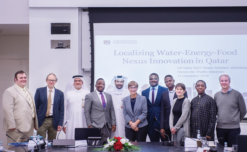A session during the workshop ‘Localizing Water-Energy-Food Nexus Innovation in Qatar’ at the College of Law, part of Hamad Bin Khalifa University, recently. 