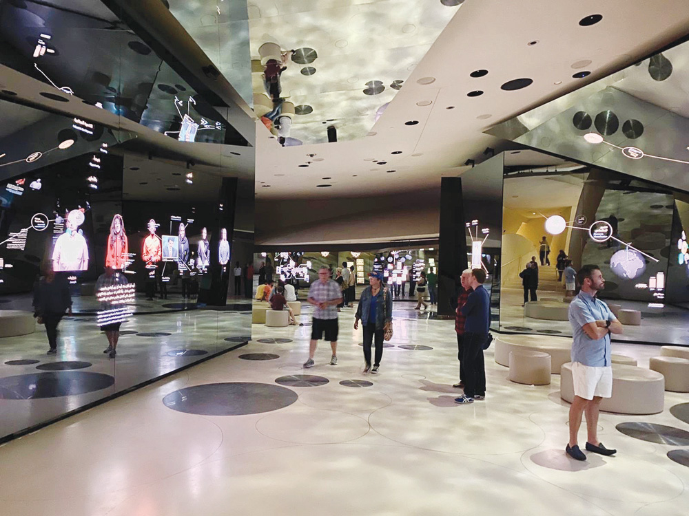 The newly-unveiled final permanent gallery of National Museum of Qatar.