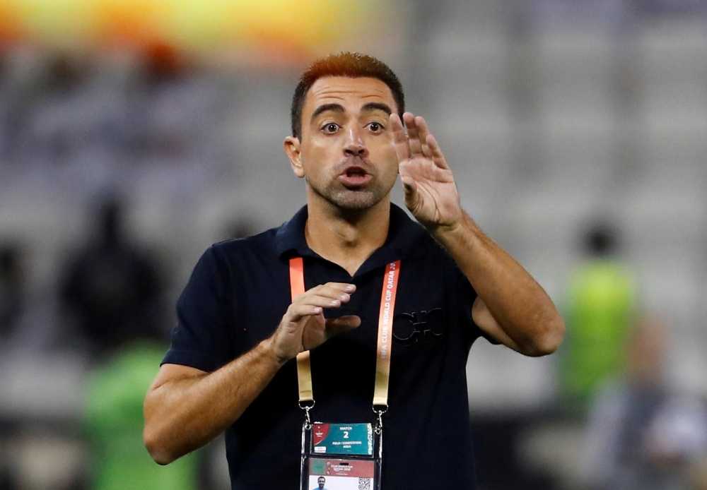 Al-Sadd coach Xavi (REUTERS/Kai Pfaffenbach/File Photo)