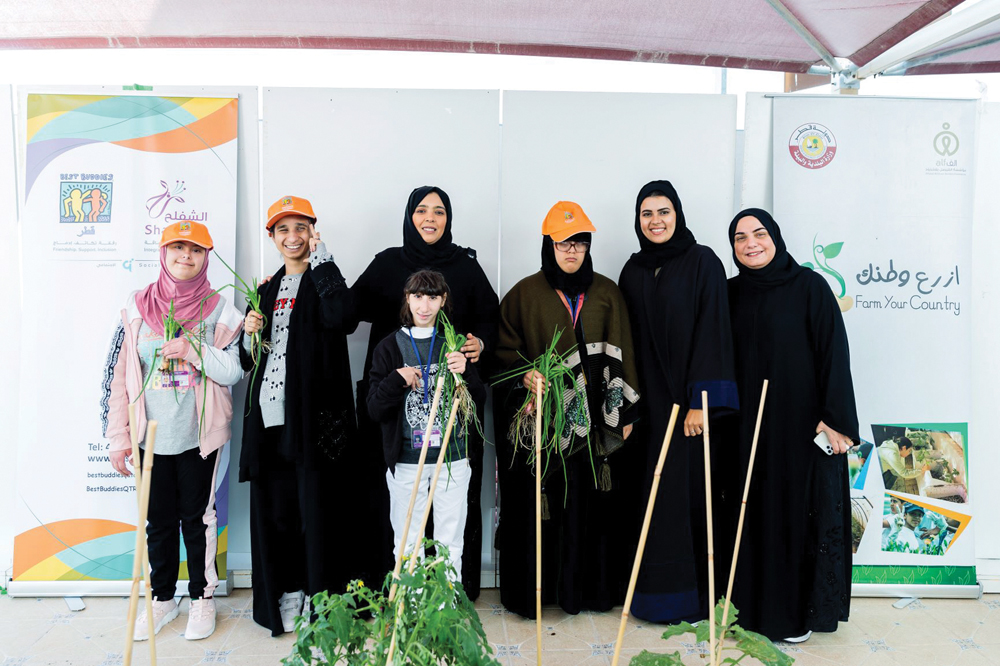Best Buddies Qatar members take part in ‘Farm Your Country’ project