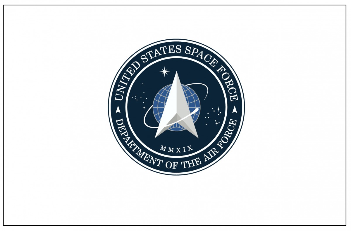 A new logo for the U.S. Space Force being added by the Trump administration as a sixth branch of the US military is seen in this handout image released by U.S. President Donald Trump from the White House in Washington, U.S. January 24, 2020. The White Hou