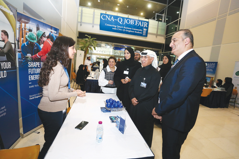 More than 30 of Qatar’s top employers turned out to scout potential talent. And students had the opportunity to see the wide range of opportunities available to them. 