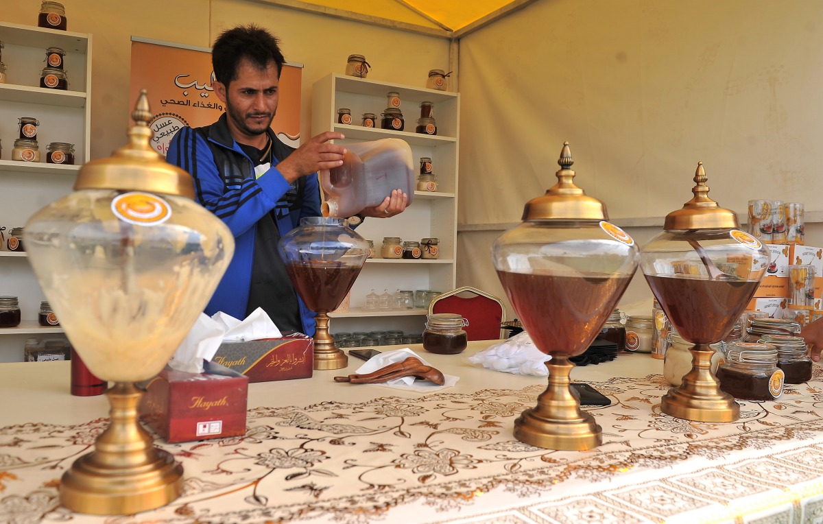 File photo from a previous honey exhibition. Baher Amin / The Peninsula 