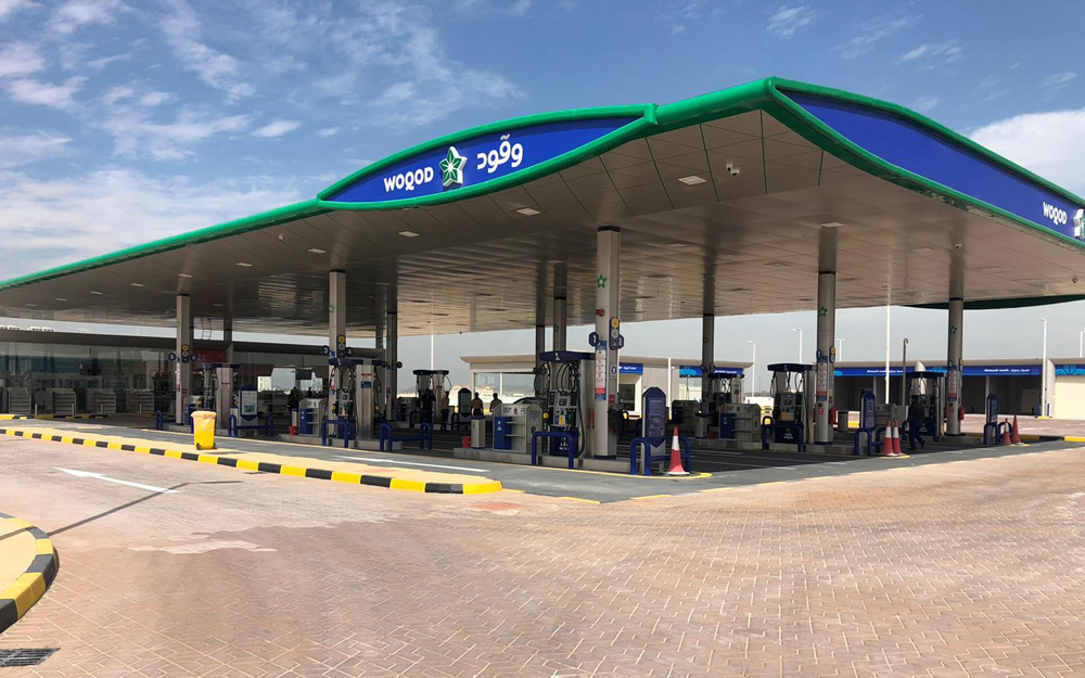 The newly-opened Woqod petrol station at Rawdat Al Hammama 