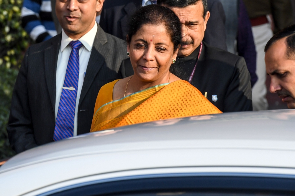 File photo of India's Finance Minister Nirmala Sitharaman