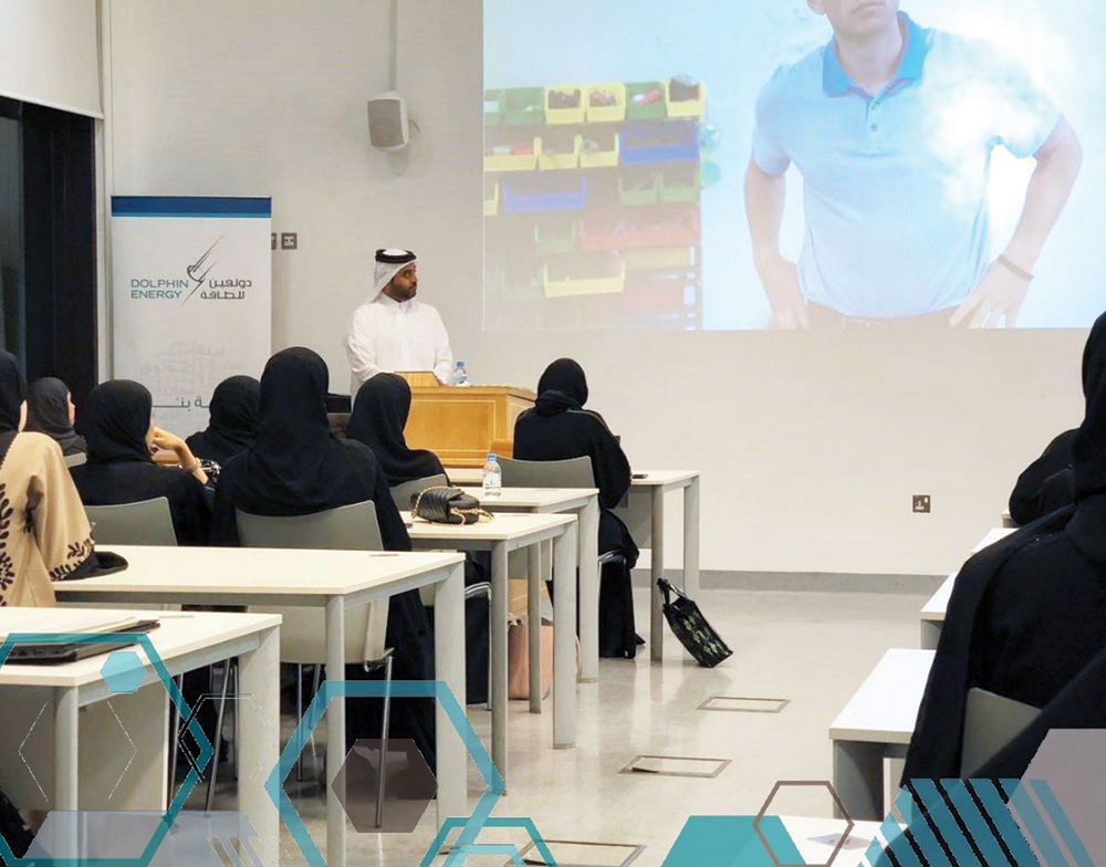 Students attending the career development program.