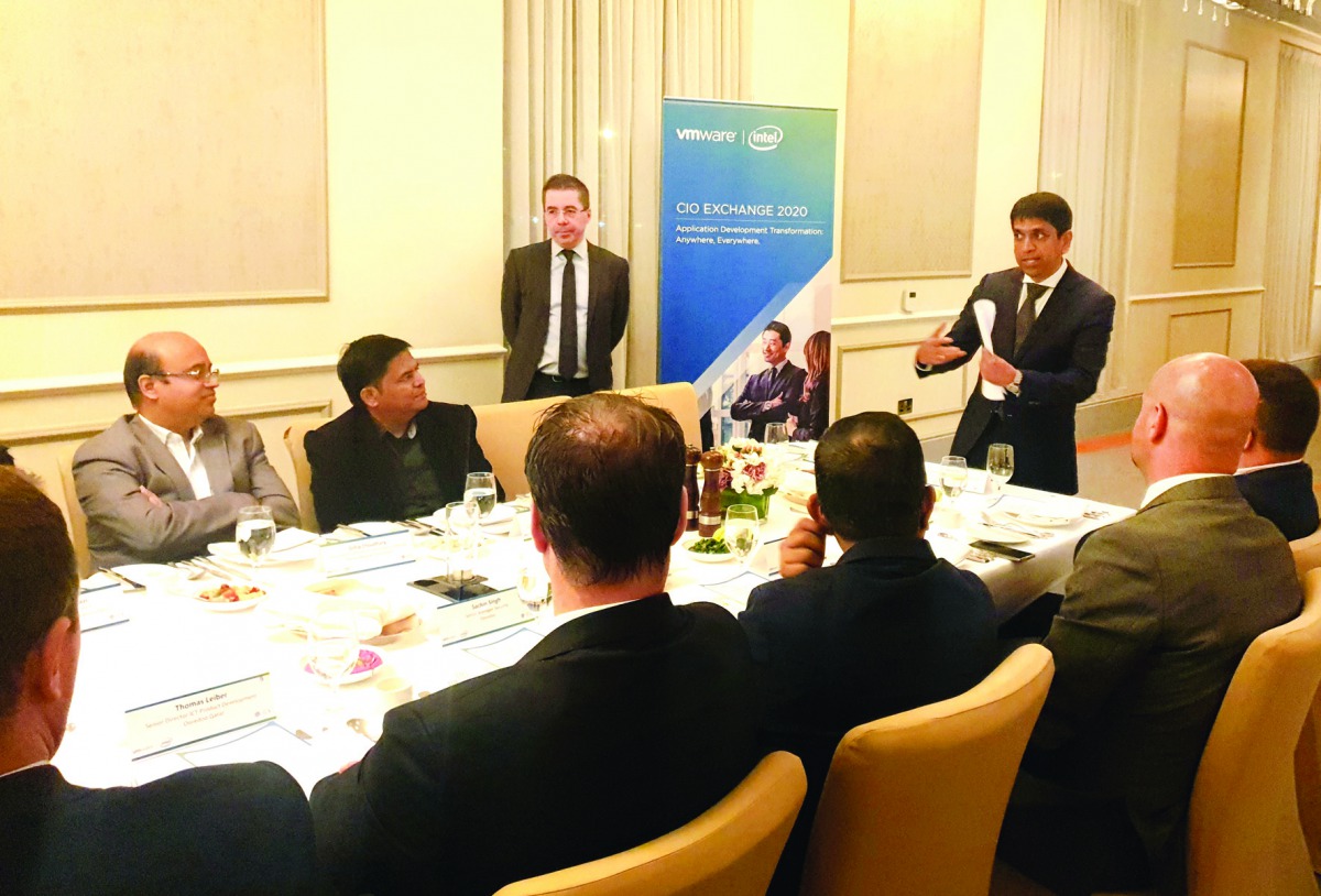 Participants during a session at VMware's CIO Exchange Doha. 
