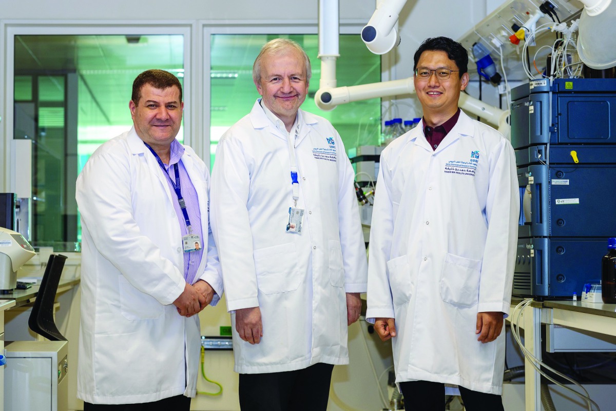 Dr. Eyad Elkord, Dr. Paul Thornalley and Dr. Yongsoo Park
