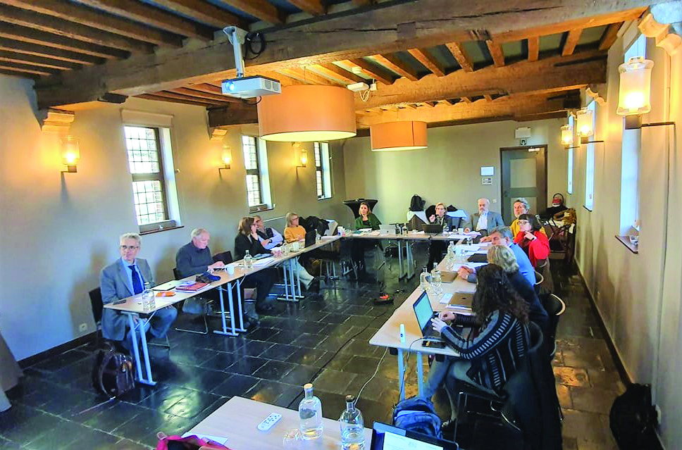 Participants during the meeting hosted by KU Leuven University in Belgium. 