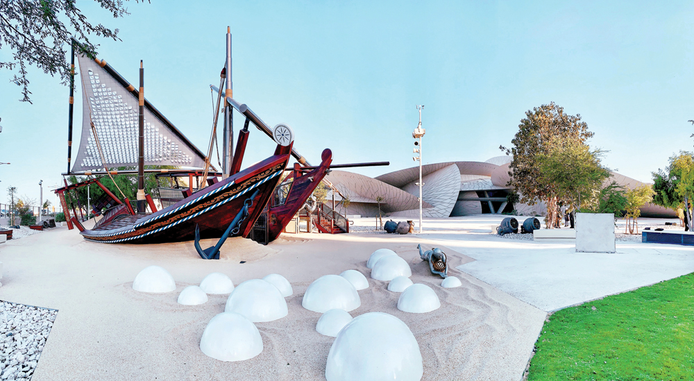 A view of the Adventure Ship Playground which will open to the public at NMoQ on Saturday.  Pic: Qassim Rahmatullah/ The Peninsula