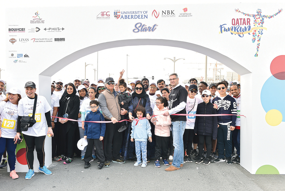 Officials and participants at the event.