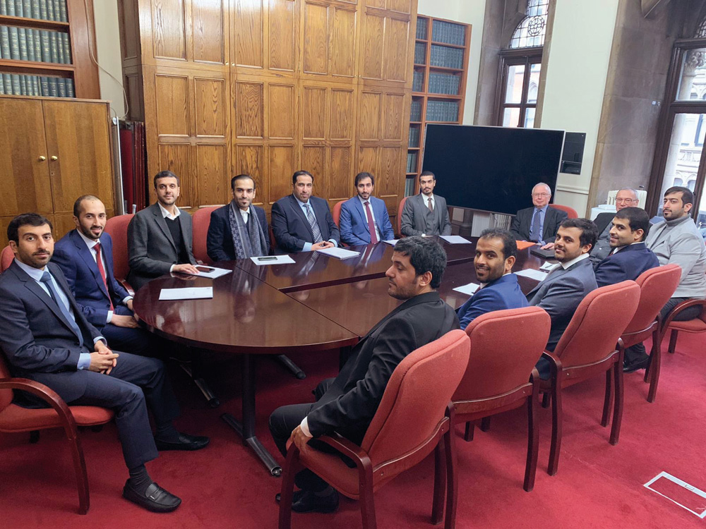 Officials from various institutions attending the workshop in London. 