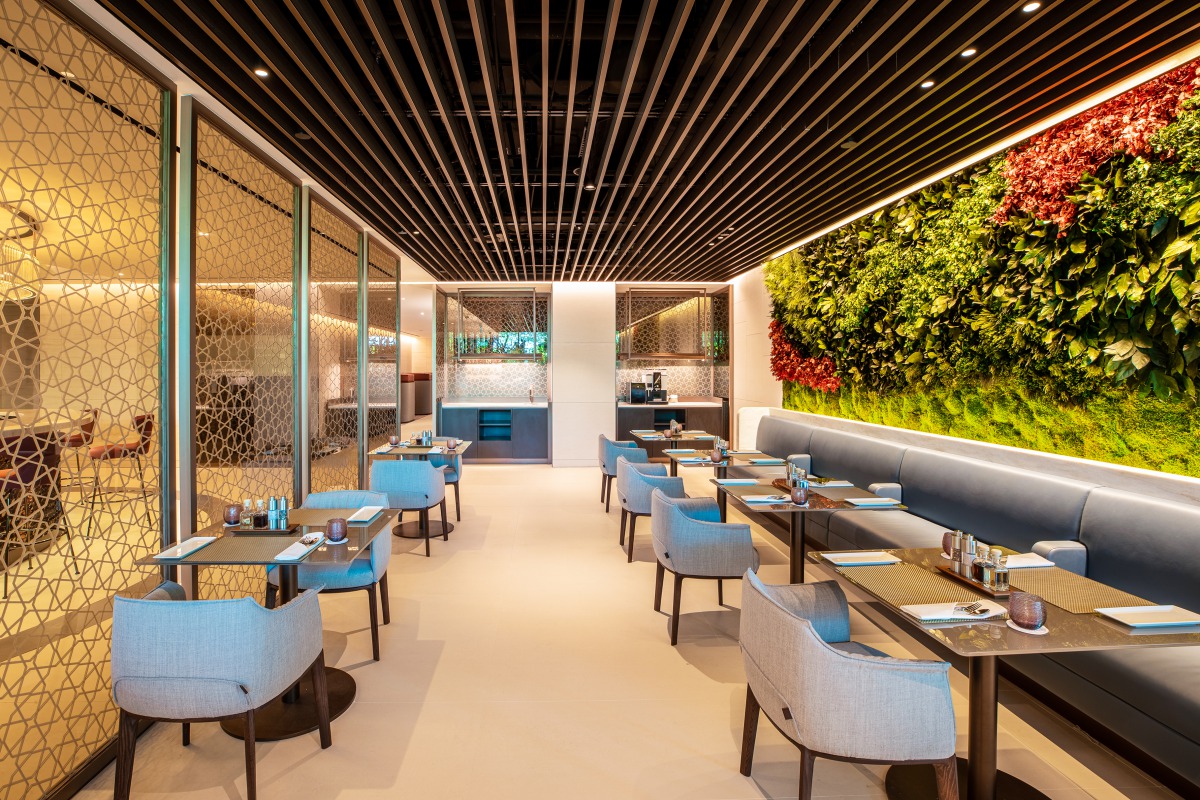 A view of new Premium Lounge at Singapore Changi Airport at Terminal 1.