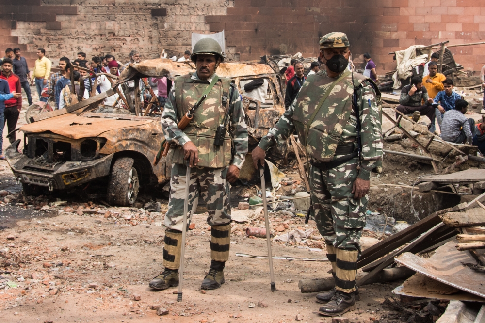  Aftermath of deadly violence over CAA took place in North East Delhi, India on February 28, 2020.  (Javed Sultan/ Anadolu Agency)
 