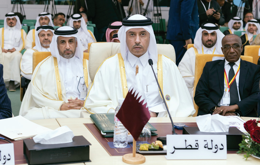 Minister of Justice and Minister of State for the Council of Ministers Affairs, H E Dr. Issa bin Saad Al Jafali Al Nuaimi, chairing the 37th session of the Arab Interior Ministers Council in Tunis, yesterday. 