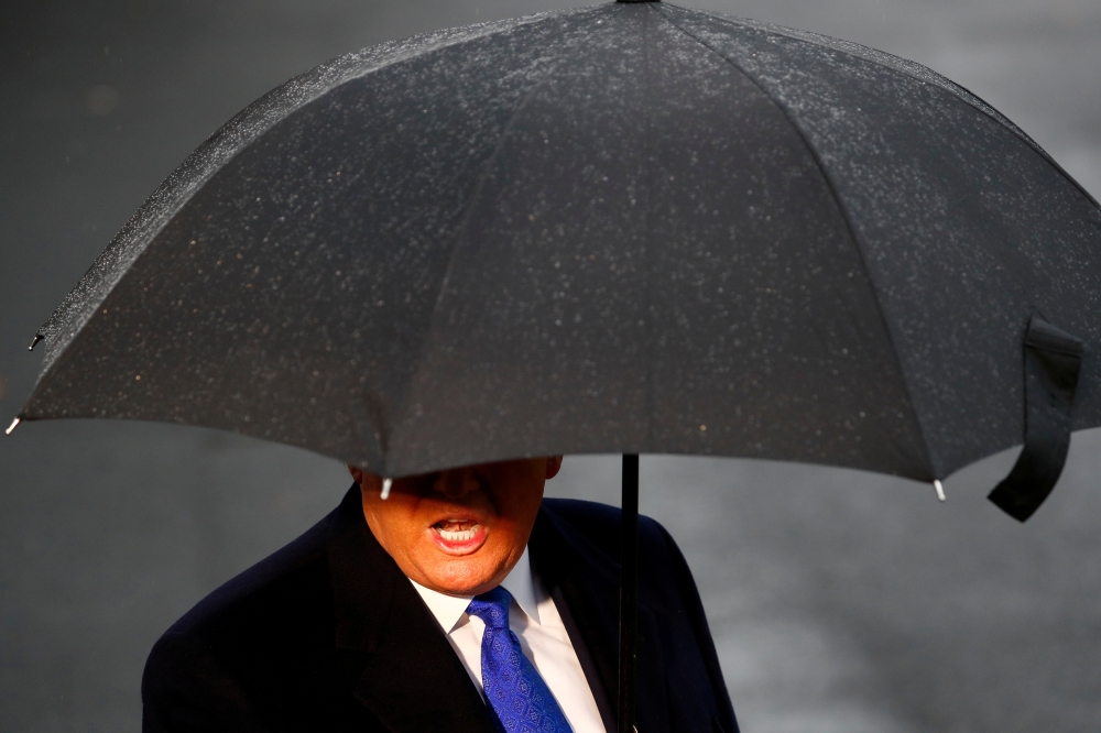 US President Donald Trump before boarding Marine One at the South Lawn of the White House, December 2, 2019. Reuters / Tom Brenner