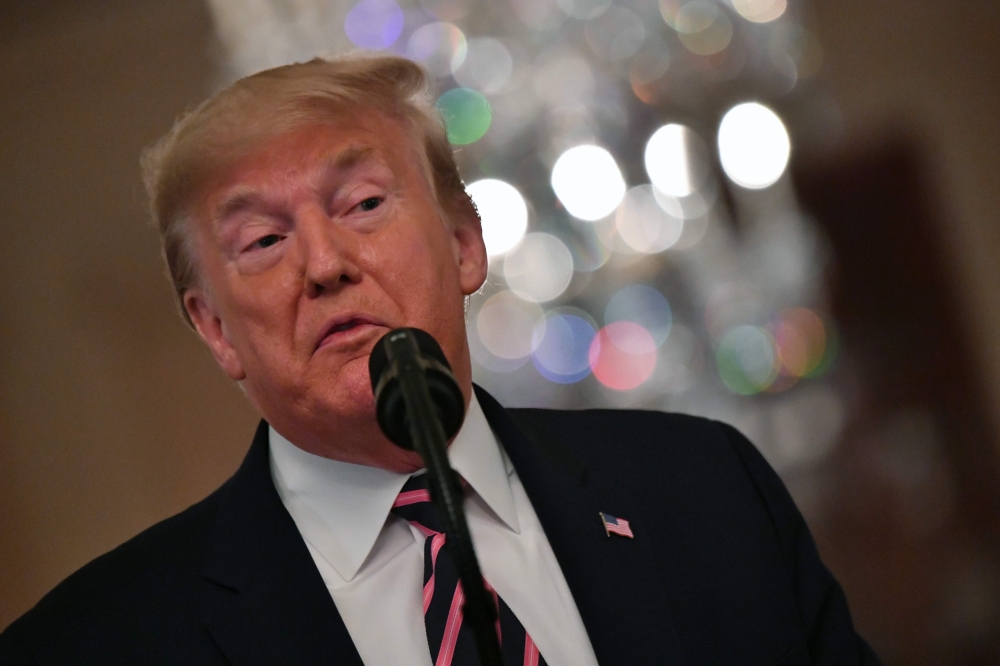 US President Donald Trump. (AFP / Nicholas Kamm) 
