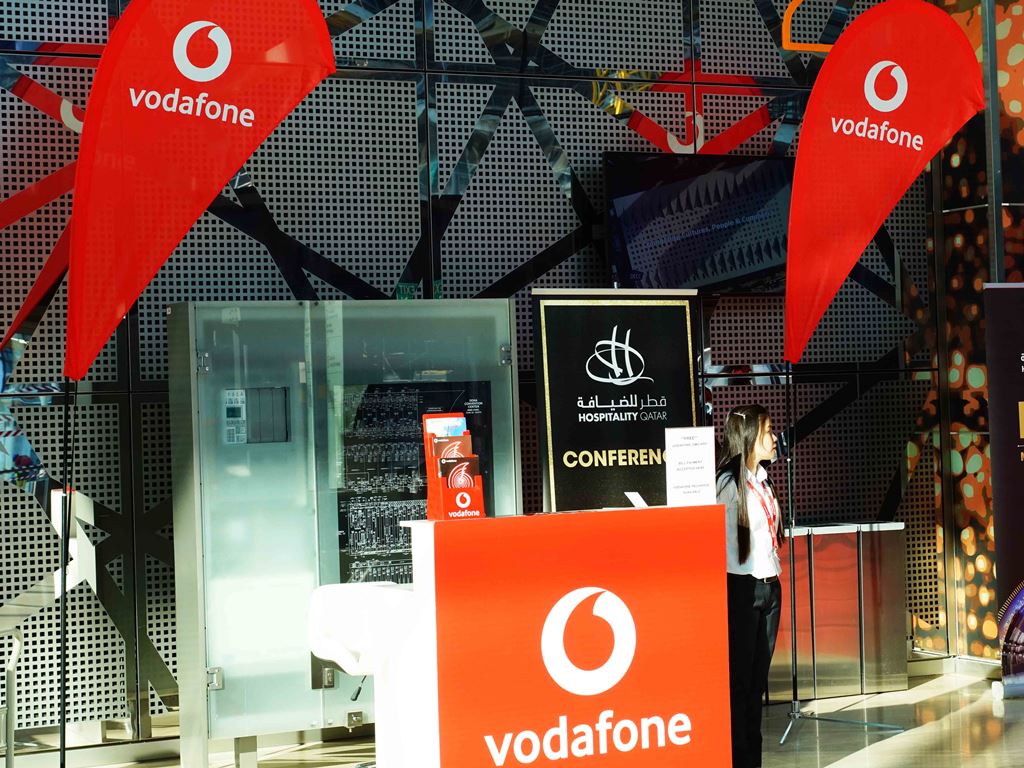 File photo of a Vodafone Kiosk at one of the exhibitions.  