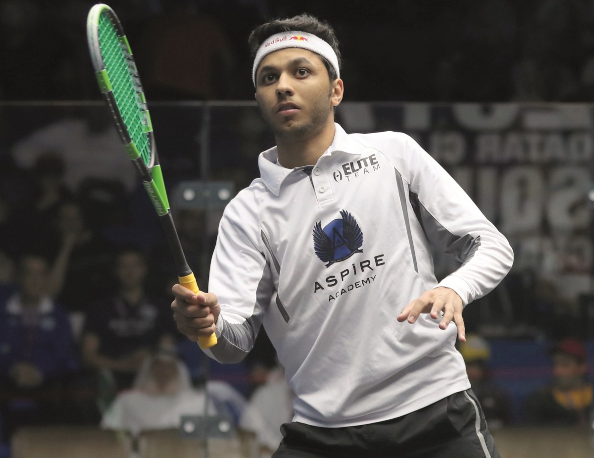 File photo of Qatar's top-ranked squash player Abdulla Al Tamimi