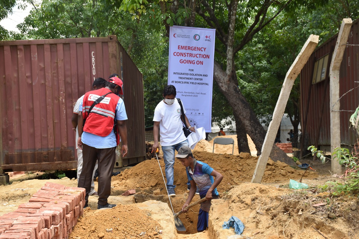 QRCS To Establish Quarantine Unit At Bangladesh Refugee Camps The Peninsula Qatar