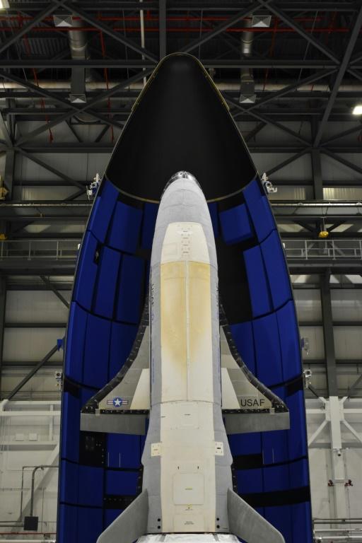 A photo of the X-37B drone provided to AFP on May 6, 2020 by Boeing, its manufacturer (AFP Photo/Handout)
