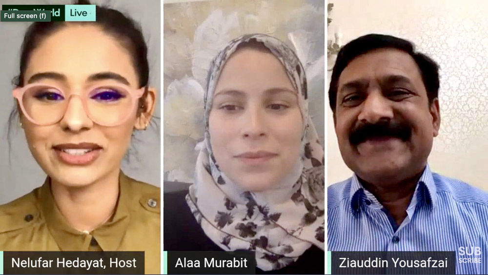 Experts during the final episode of #DearWorldLive series.