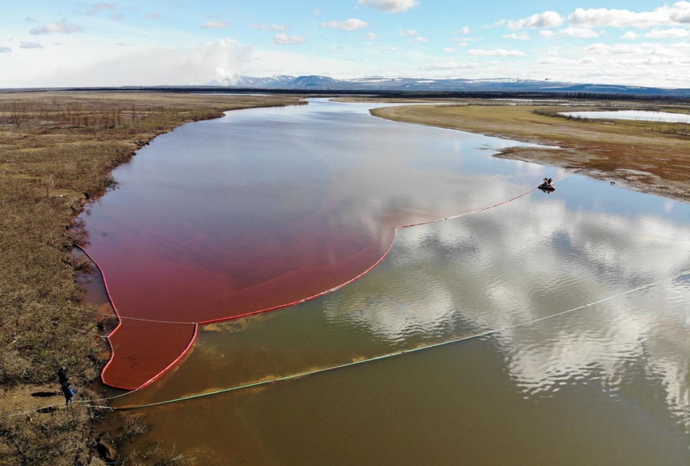 The spill of over 20,000 tonnes of diesel fuel took place on May 29, 2020./ AFP / Marine Rescue Service / Handout /