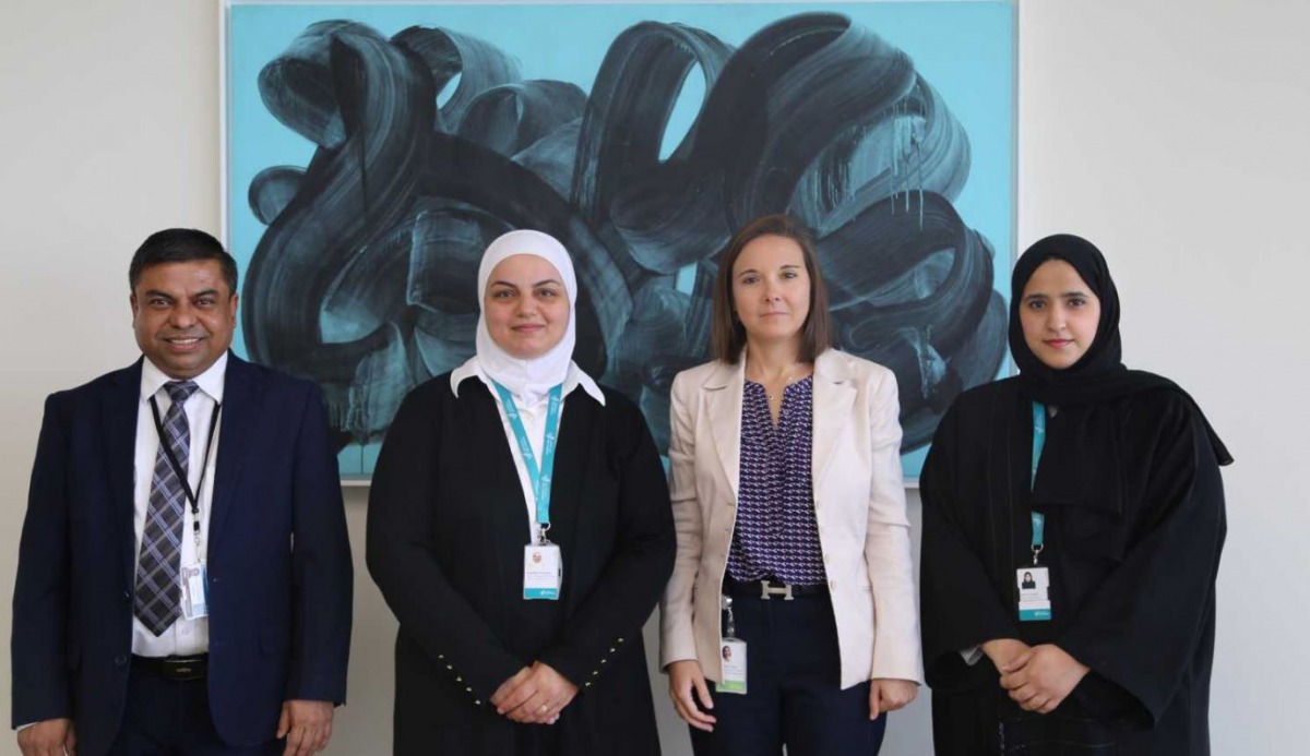 The four recipients of the QNRF grants, which are valued at approximately QR10.4m. 