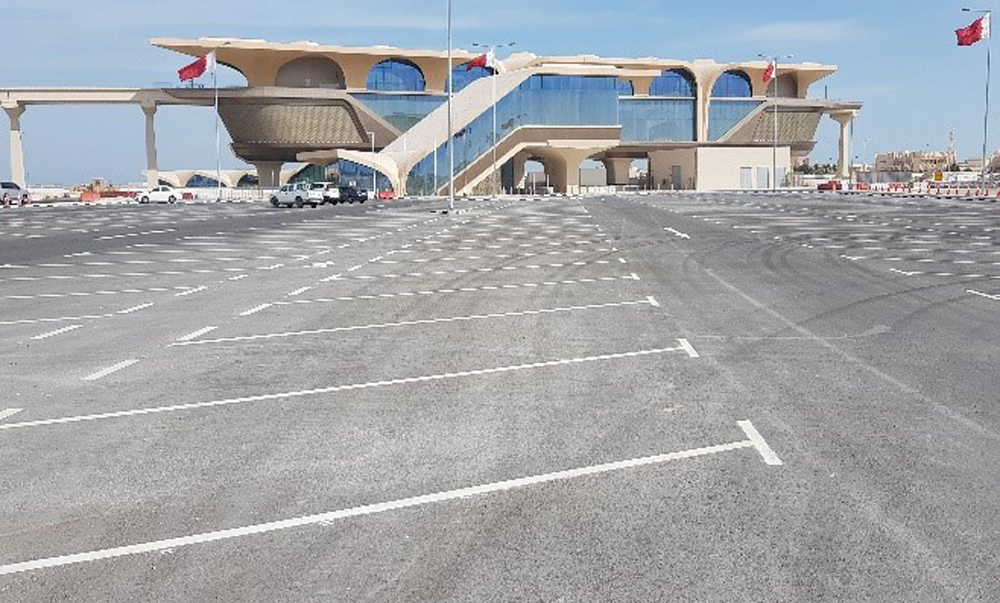 The Al Wakra Metro Car Park, where reclaimed asphalt pavement has been used. 