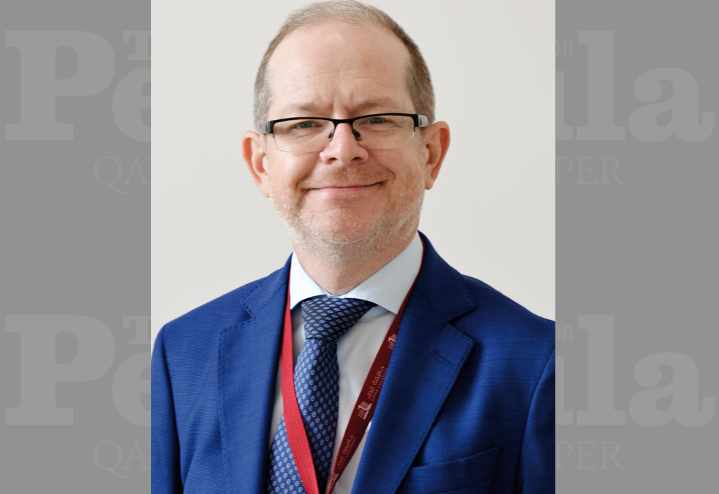 Qatar University’s (QU) Manager of Academic Quality Assurance at Vice-President for Medical and Health Sciences Office and Professor of Clinical Pharmacy and Practice at the QU College of Pharmacy, Dr. Derek Stewart 