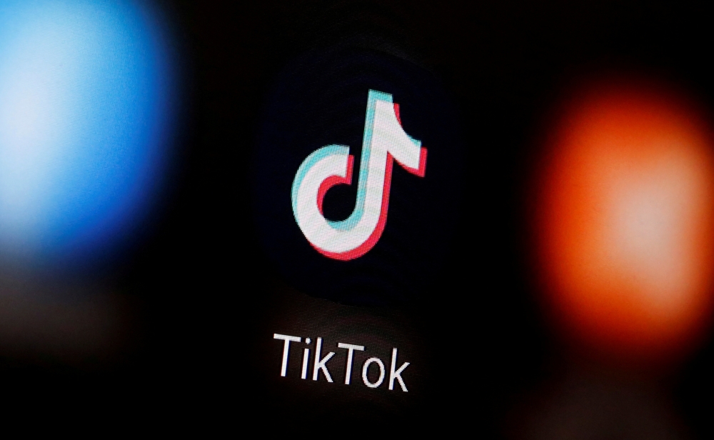 FILE PHOTO: A TikTok logo is displayed on a smartphone in this illustration taken January 6, 2020. REUTERS/Dado Ruvic/Illustration