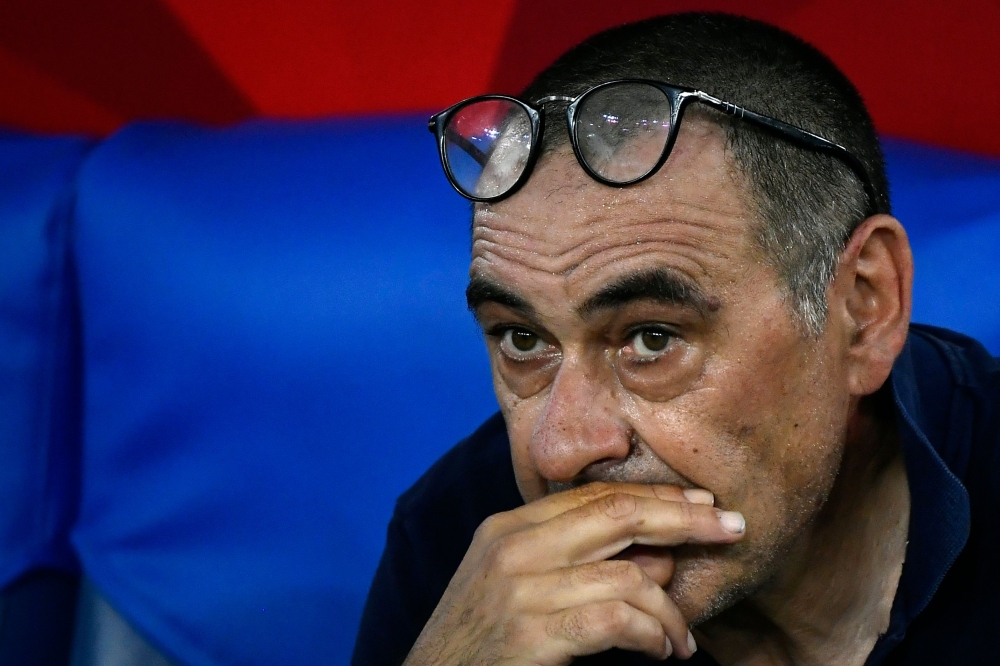 Juventus' Italian coach Maurizio Sarri . AFP / Filippo MONTEFORTE
