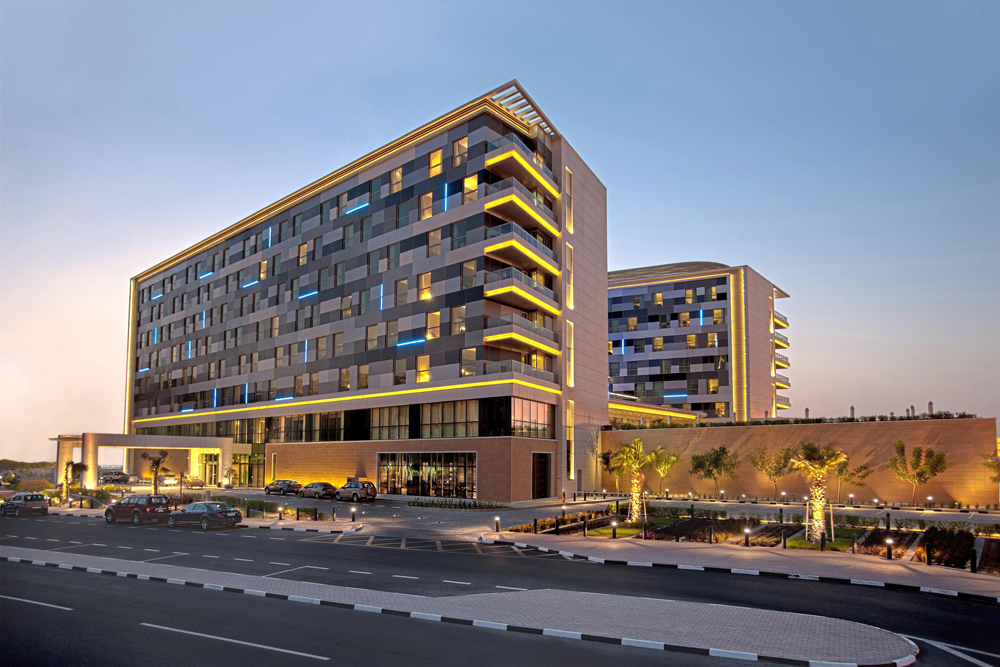 A view of Hyatt Regency Oryx Doha.