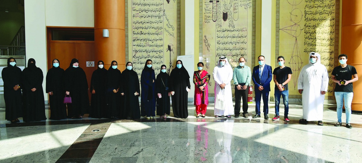 A group photo during the QU-YSC summer training program 2020 closing ceremony. 