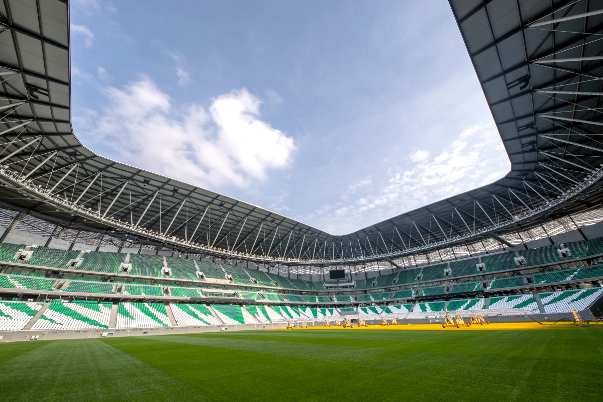 The state-of-the-art Education City Stadium.