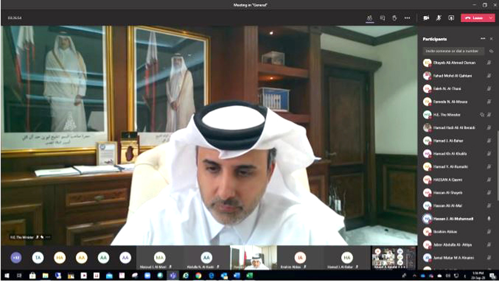 Minister of Municipality and Environment H E Abdullah bin Abdulaziz bin Turki Al Subaie participating in the MME’s Planning Forum.  