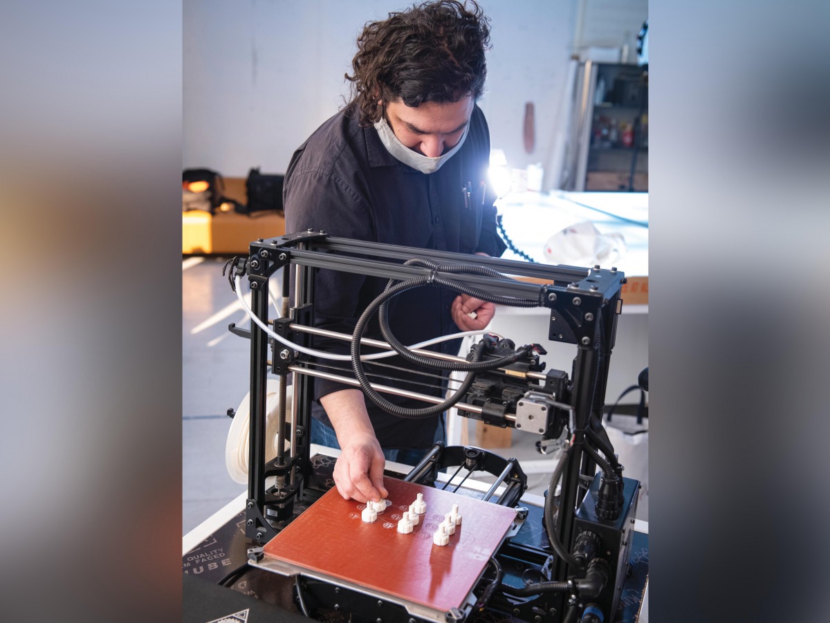 Chris Buchakjian, VCUarts Qatar’s Digital Fabrication Lab & Woodshop Coordinator at FabLab.