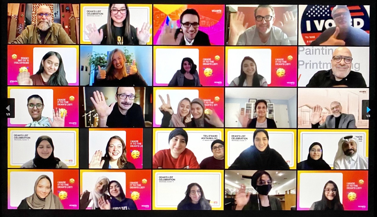 A number of academic leaders spoke to the Dean’s List recipients and congratulated them for their achievements.