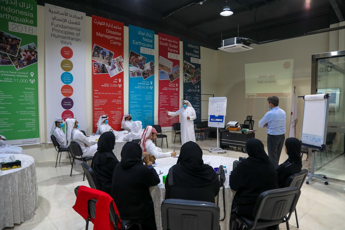 QRCS trains 18 volunteers for disaster management | The Peninsula Qatar