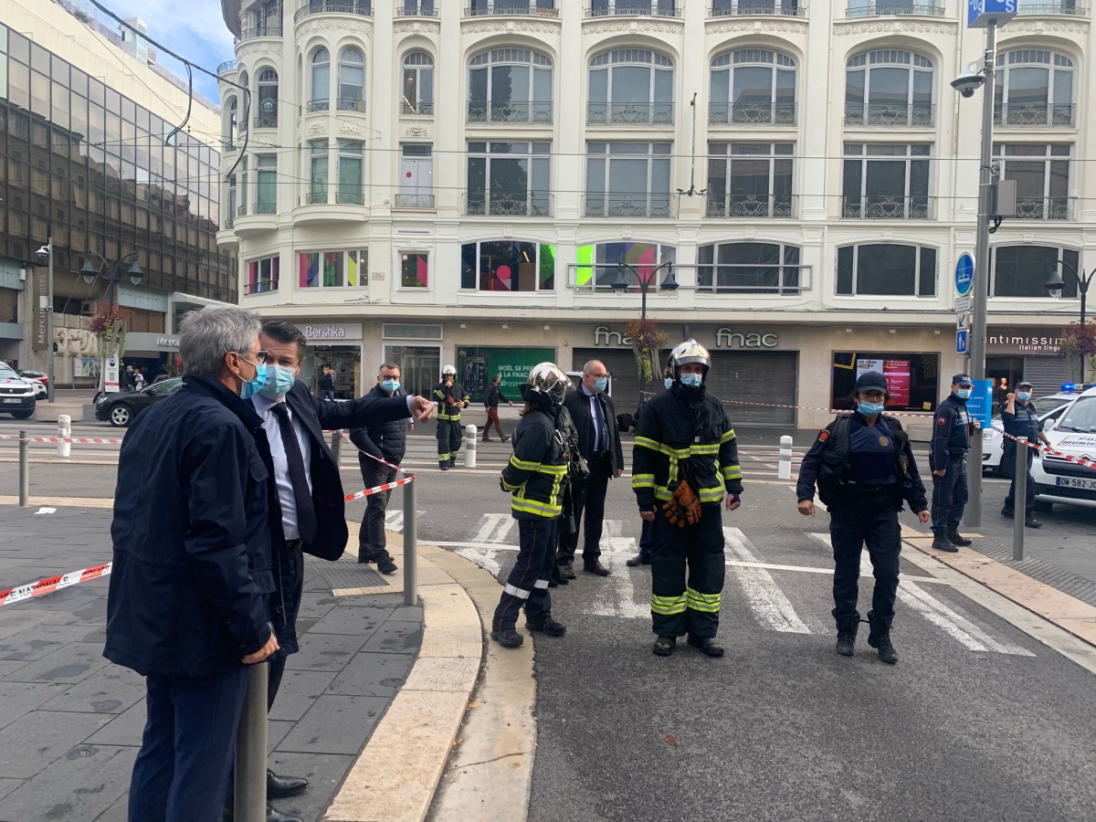 Picture shared by Nice Mayor Christian Estrosi on his Twitter account 