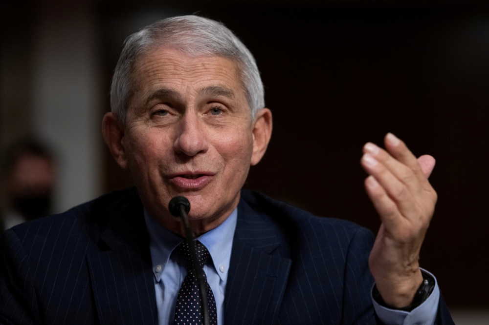 Anthony Fauci, MD, Director, National Institute of Allergy and Infectious Diseases, National Institutes of Health, testifies during a U.S. Senate Senate Health, Education, Labor, and Pensions Committee Hearing to examine COVID-19. Washington, D.C., U.S., 