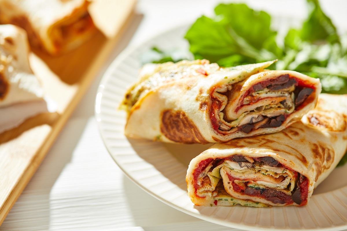 Tortilla Egg Wraps. Photo for The Washington Post by Tom McCorkle
