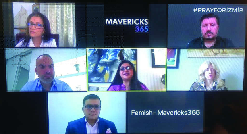 Participants attending the webinar virtually. 