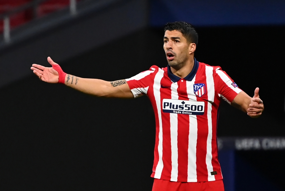 Atletico Madrid's Uruguayan forward Luis Suarez.  AFP / GABRIEL BOUYS