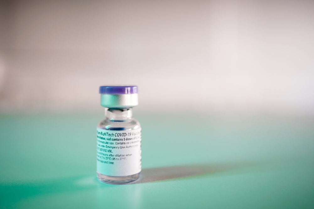 A dose of the coronavirus disease (COVID-19) vaccination of BioNTech and Pfizer is pictured in this undated handout photo, as Britain became the first western country to approve a COVID-19 vaccine, in Mainz, Germany. BioNTech SE 2020, all rights reserved/