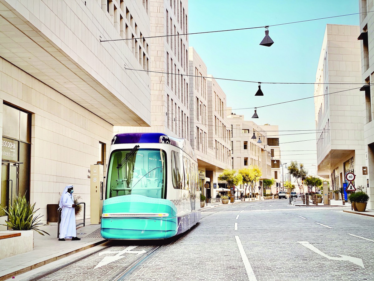 Msheireb Downtown Doha Tram is part of the sustainability practices adopted by Msheireb Properties to secure safe, practical, environment-friendly transportation for families, tourists, visitors and residents. 