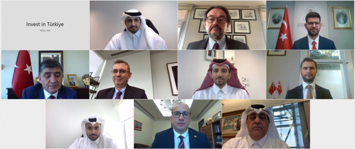 Officials participating in the virtual event.