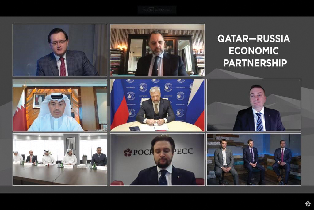 Minister of Commerce and Industry, H E Ali bin Ahmed Al Kuwari, and other officials during the event. 