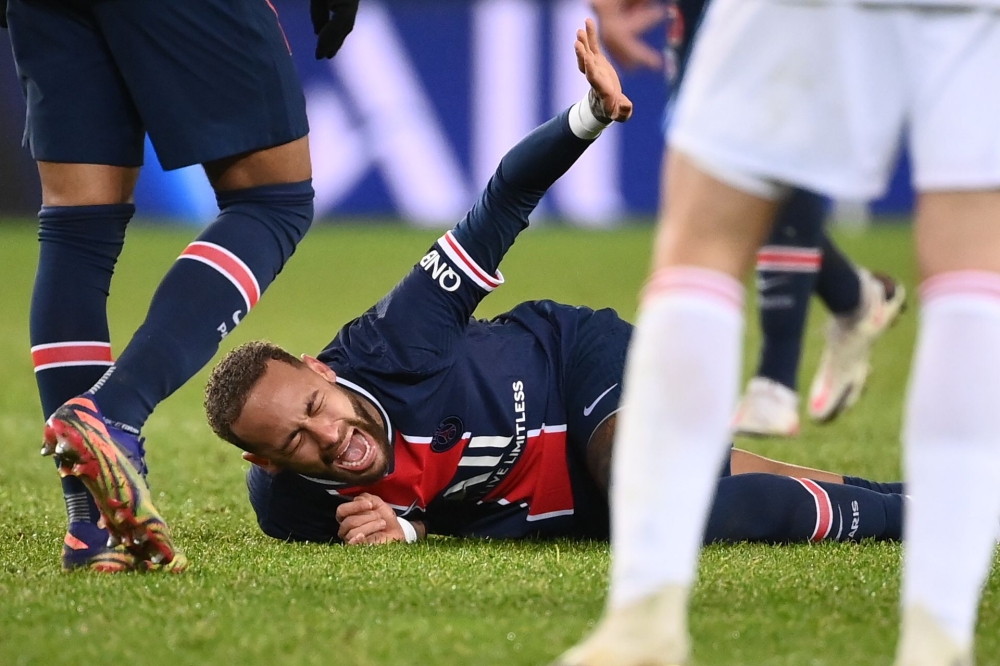 Paris Saint-Germain's Brazilian forward Neymar. AFP / FRANCK FIFE