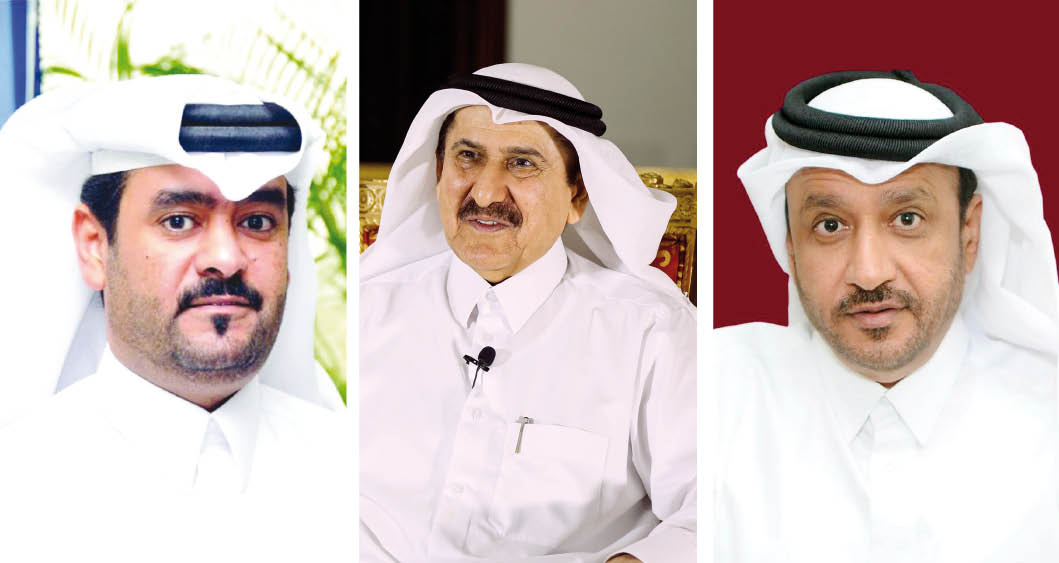 From left: Ibrahim Abdullah Al Duhaimi, Ali bin Hassan Al Hammadi and Eng. Ibrahim Abdullah Al Maliki